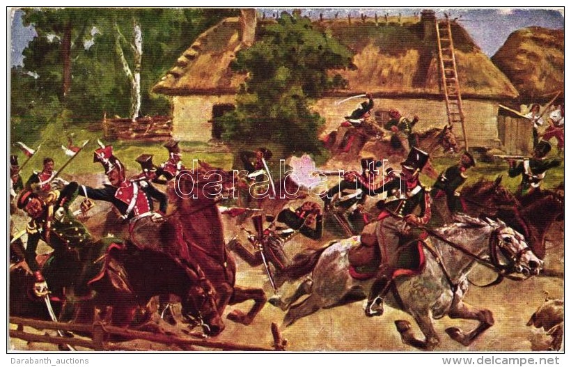 ** T2 'Die Schlacht Bei Mlynarze' / Battle Of Mlynarze, Art Postcard, Kunstverlag Frist, Serie 76/34. S: W. Kossak - Non Classés