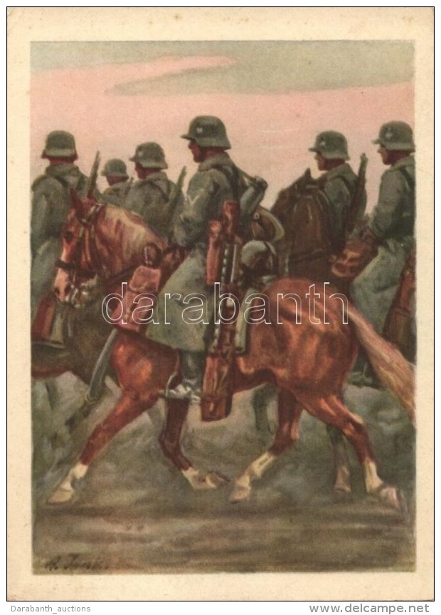 ** T2/T3 Kavallerie, Die Postkarte Des Heeres No. 4 / Cavalary, Postcards Of The German Military, S: Angelo Jank... - Non Classés