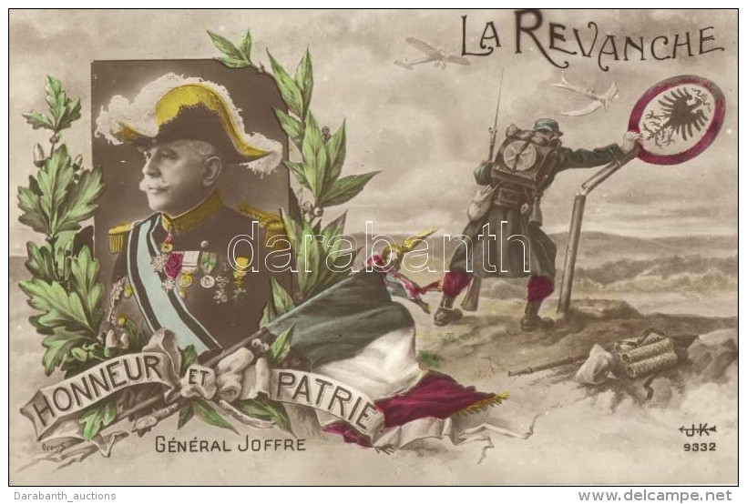 ** T2 La Revanche; Honneur Et Patrie. General Joffre / French Patriotic Propaganda - Non Classés