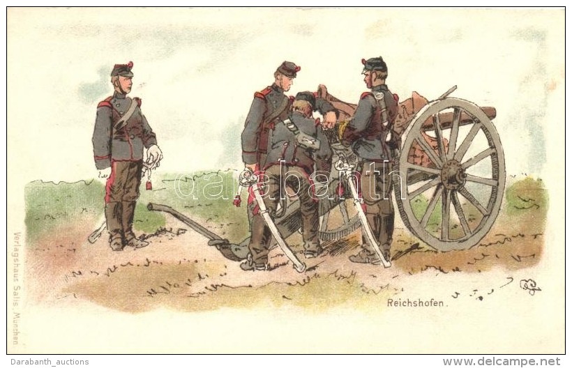 ** T2 Reichshofen, Reichshoffen; French Artillery Crew With Cannon - Non Classés