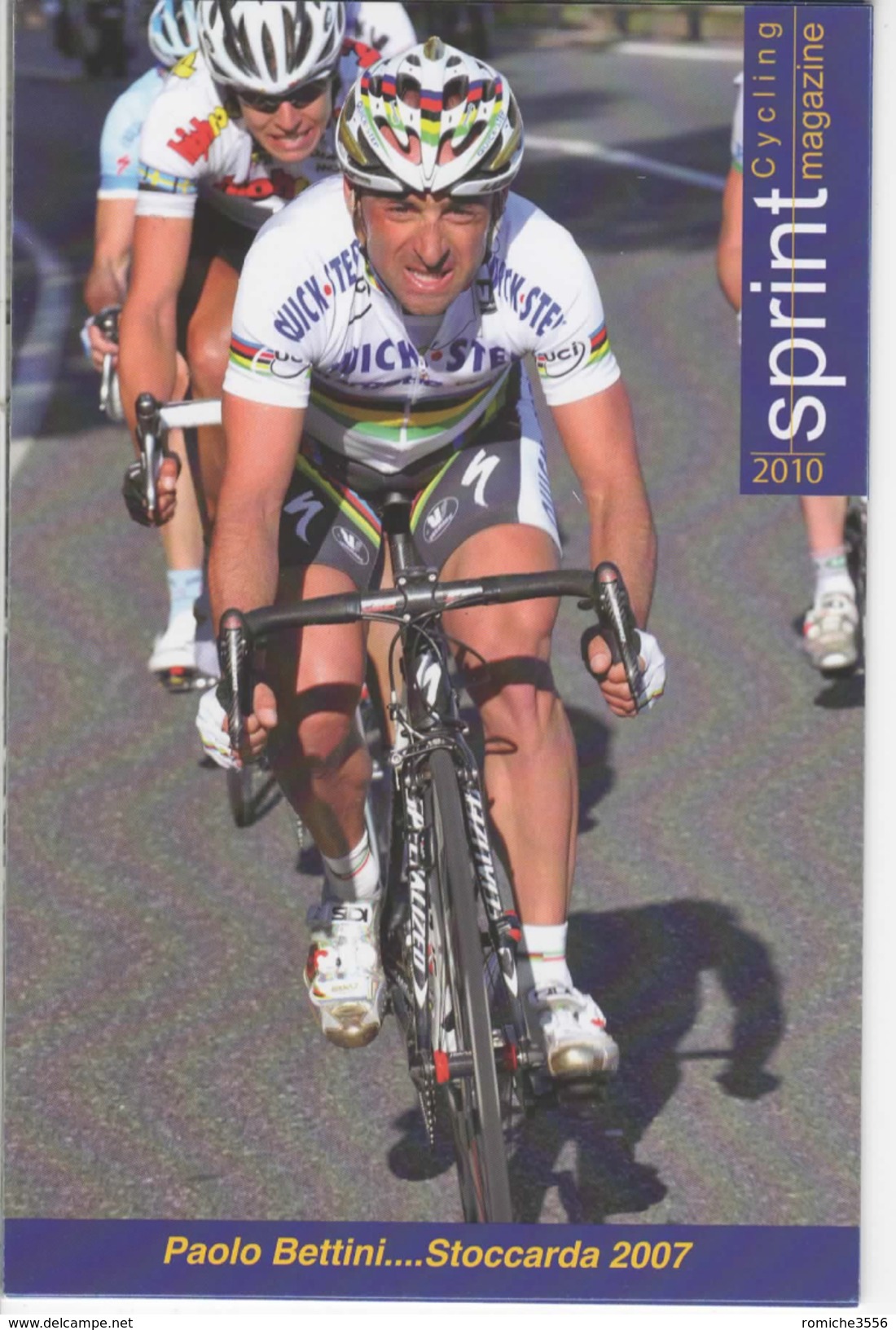 PAOLO  BETTINI      SERIE  SPRINT 2010   N°  202 - Cyclisme