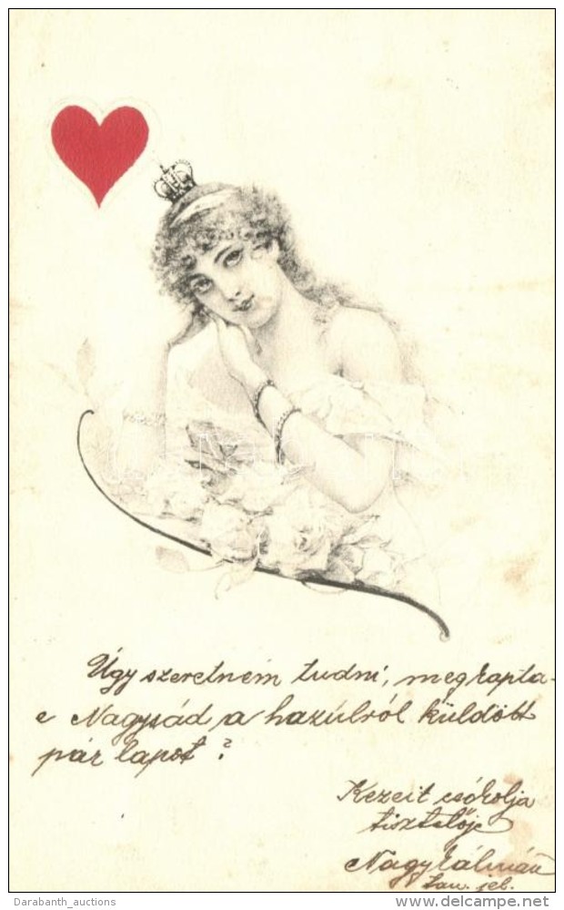 * T2/T3 Playing Card Symbol, Lady (fl) - Non Classés