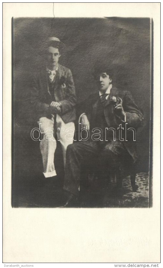 * T4 Alfred 'Bosie' Douglas &eacute;s Oscar Wilde, 1894. A Dunky Fiv&eacute;rek Kolozsv&aacute;ri Fot&oacute;... - Non Classés