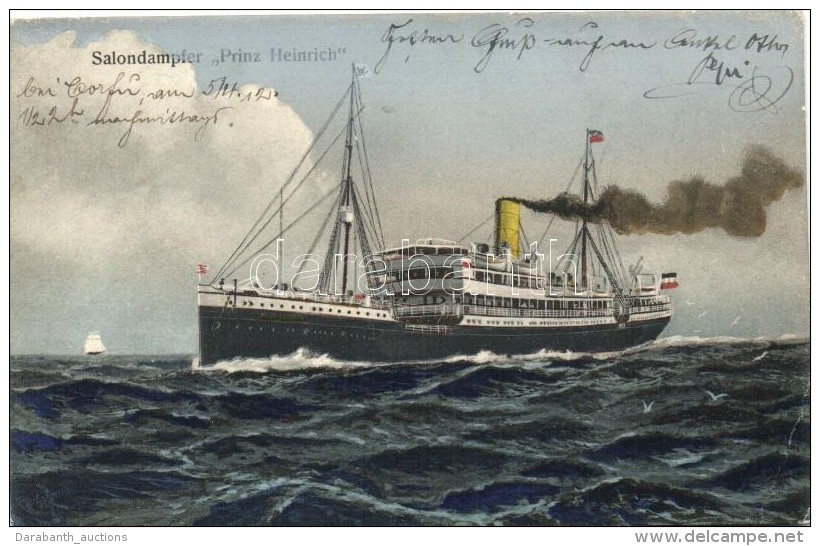 T3 Salondampfer 'Prinz Heinrich' / Ship Of The Norddeutscher Lloyd Bremen (EB) - Non Classés