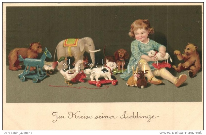 T2 Im Kreise Seiner Lieblinge / Children Art Postcard, Meissner &amp; Buch K&uuml;nstler-Postkarten Serie 2000.... - Non Classés