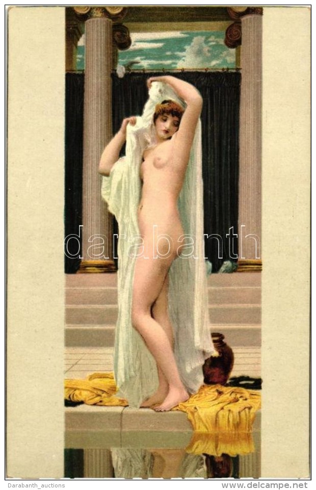 ** T2 Das Bad Der Psyche / Erotic Art Postcard, Litho. S: Lord Frederick Leighton - Non Classés