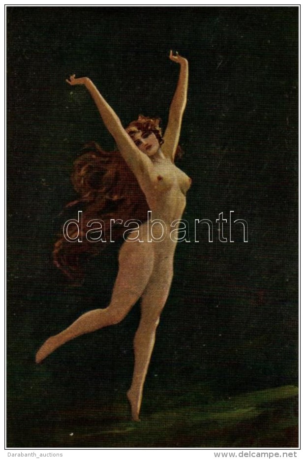 ** T2 T&auml;nzerin / Erotic Nude Art Postcard S: J. Urban - Non Classés