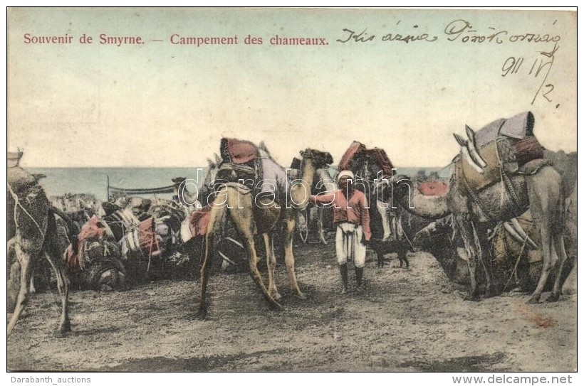T2/T3 Izmir, Smyrna; Campement Des Chameaux / Camel Camps (EK) - Non Classés