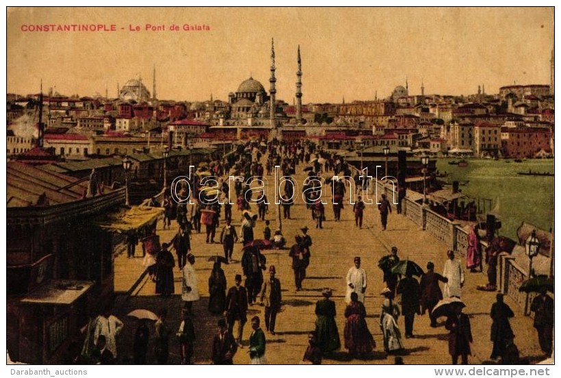 * T2/T3 Constantinople, Le Pont De Galata / Bridge (EK) - Non Classés