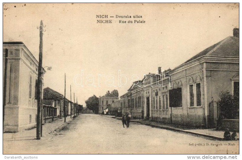 T2 Nis, Nisch, Nich, Niche; Dvorska Ulica / Rue Du Palais / Street View - Non Classés