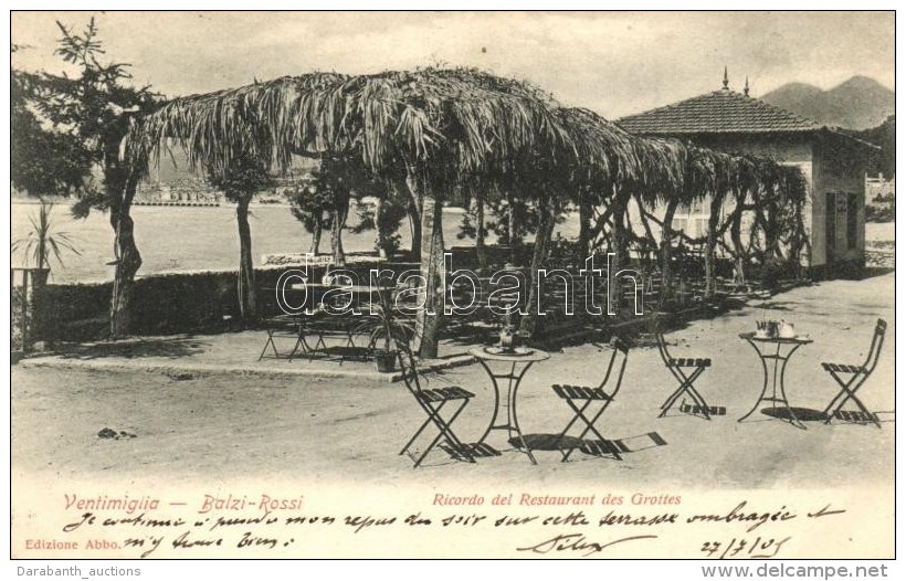 T2/T3 Balzi Rossi (Ventimiglia) Restaurant Des Grottes - Non Classés