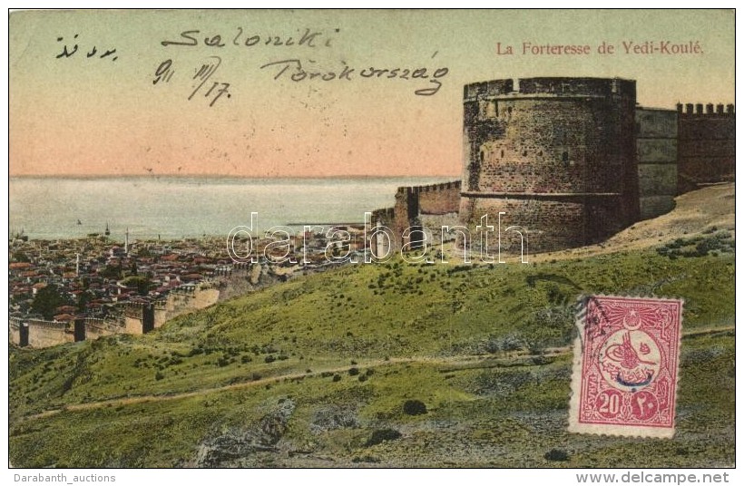 T2/T3 Thessaloniki, Salonique; La Forteresse De Yedi-Kol&eacute; / Fort, TCV Card (EK) - Non Classés