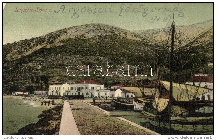 T2/T3 Aigiali, Amorgos; Port, Ships (EK) - Non Classés