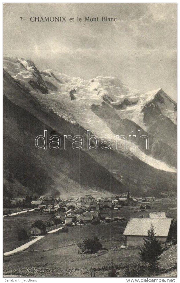 ** T2/T3 Chamonix, Mont Blanc / General View, Mountains (EK) - Non Classés