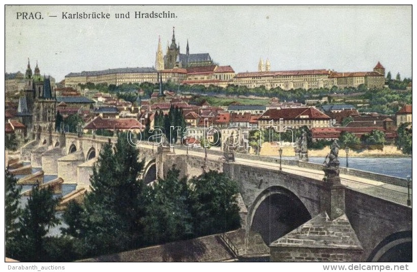 T2/T3 Praha, Prag; Karlsbr&uuml;cke Und Hradschin / Bridge, Castle (EK) - Non Classés