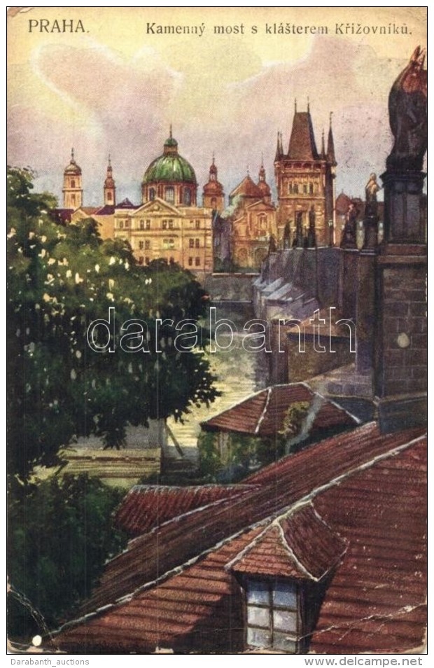 T3 Praha, Prag; Kamenny Most, Klaster Krizovn&iacute;ku / Bridge, Monastery S: F. Jel&iacute;nka (EB) - Non Classés