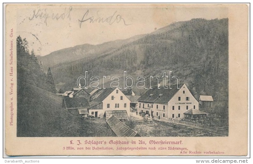 * T2/T3 Au Bei Aflenz, L. J. Schlager's Gasthaus Und Gasthof / Guest House  (Rb) - Non Classés