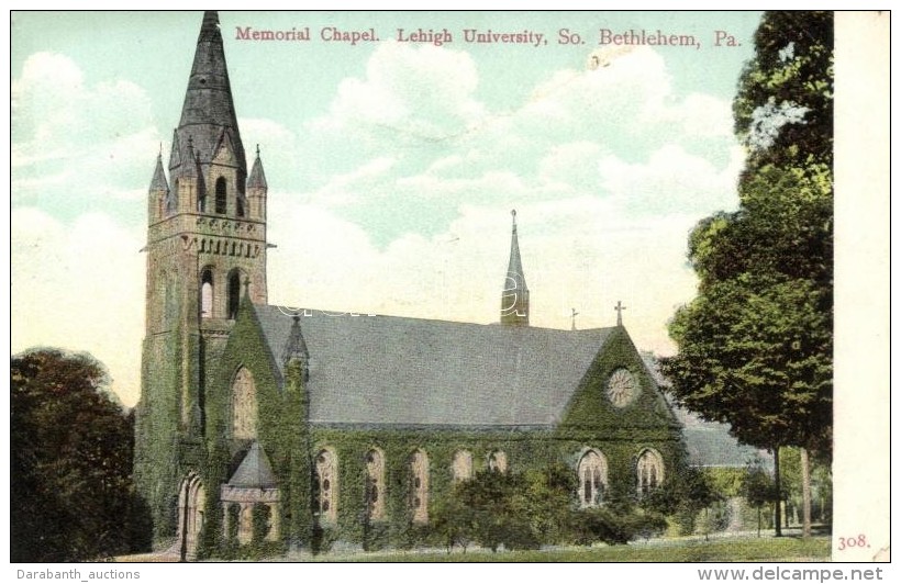 ** T2/T3 Bethlehem, Pennsylvania; Memorial Chapel, Lehigh University (EK) - Non Classés