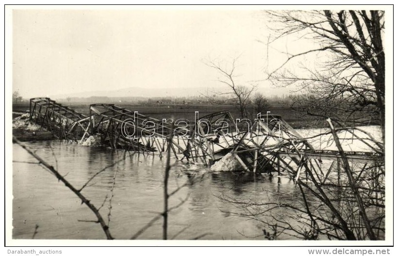 ** T2 1941 Als&oacute;lendva, Lendava; Muraszerdahelyi Felrobbantott H&iacute;d, Balk&aacute;nyi ErnÅ‘... - Non Classés