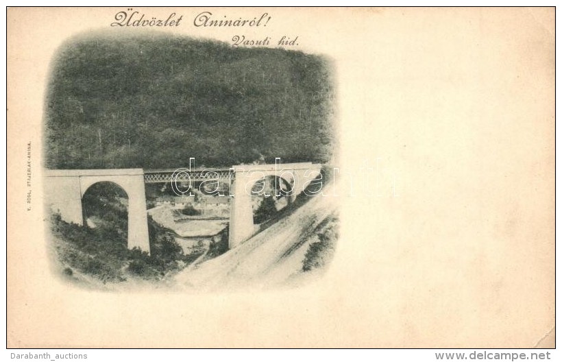 ** T2/T3 Anina, St&aacute;jerlakanina, Steierdorf; Vas&uacute;ti H&iacute;d, V. Rose / Railway Bridge (EK) - Non Classés