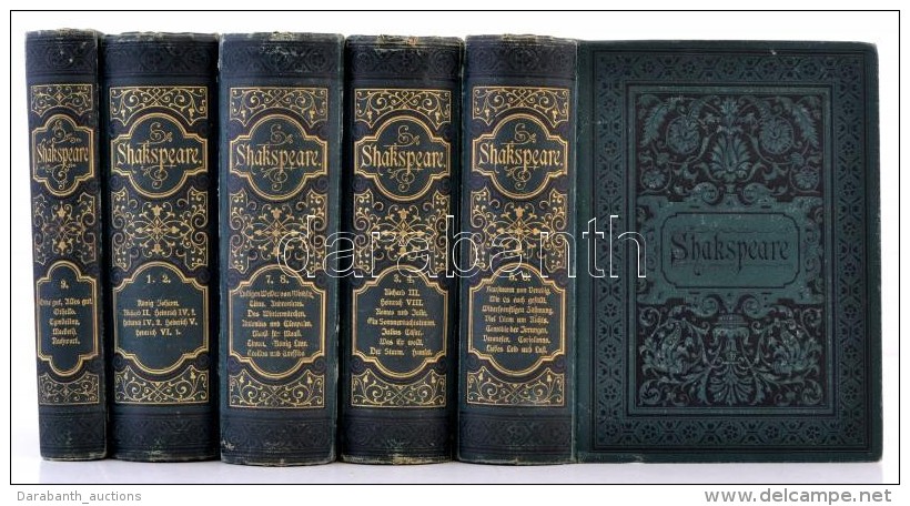 Shakespeare's Dramatische Werke. &Uuml;bersetzt Von August Wilhelm Von Schlegel Und Ludwig Lied. Berlin, 1867. 6... - Non Classés