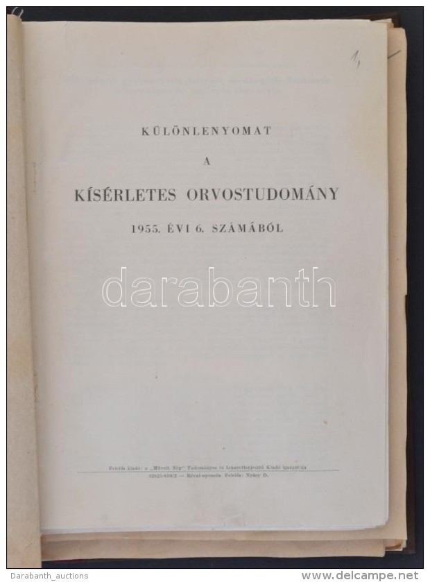 Cca 1955-1979 K&uuml;l&ouml;nlenyomatok GyÅ±jtem&eacute;nye K&uuml;l&ouml;nf&eacute;le Orvosi... - Non Classés