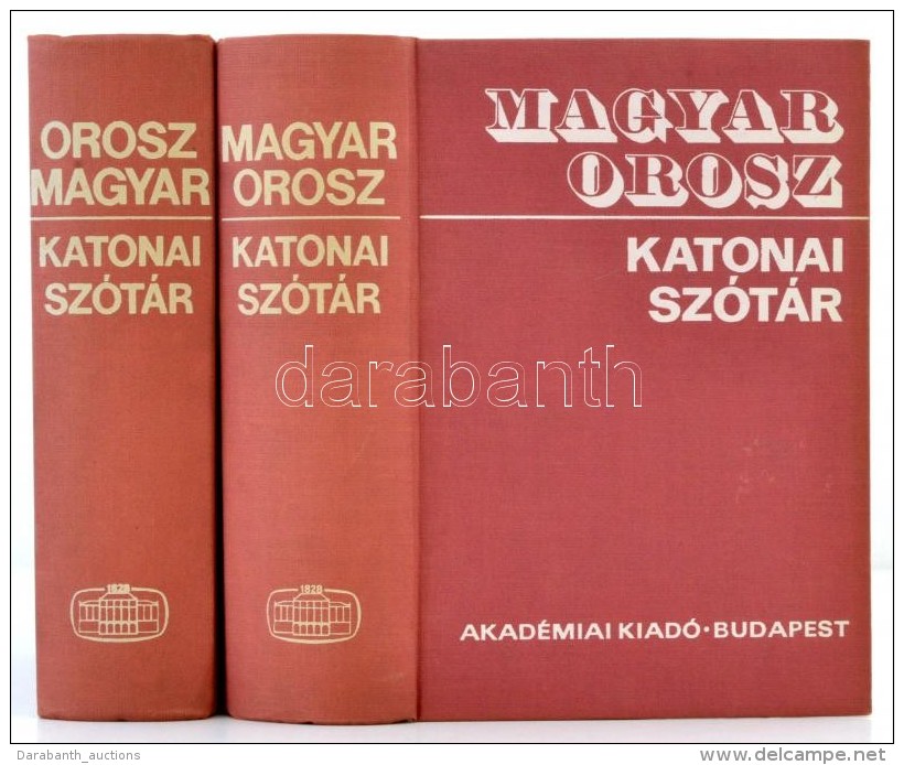 T&oacute;th Lajos (szerk.): Orosz-magyar, Magyar-orosz Katonai Sz&oacute;t&aacute;r. Bp., 1976-1977,... - Non Classés