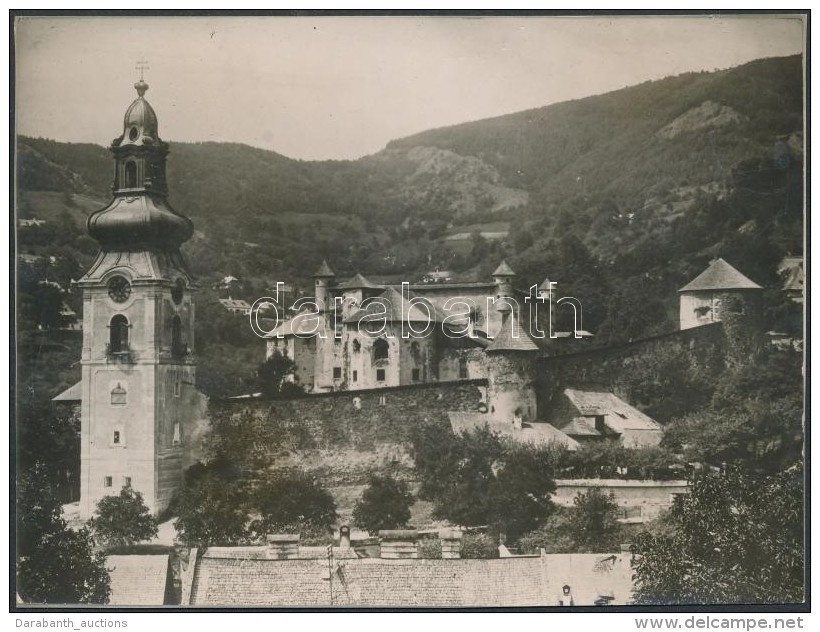 Cca 1920 Selmecb&aacute;nya, &Oacute;v&aacute;r, H&aacute;toldal&aacute;n Feliratozva, 13x17 Cm / Banska Stiavnica,... - Autres & Non Classés