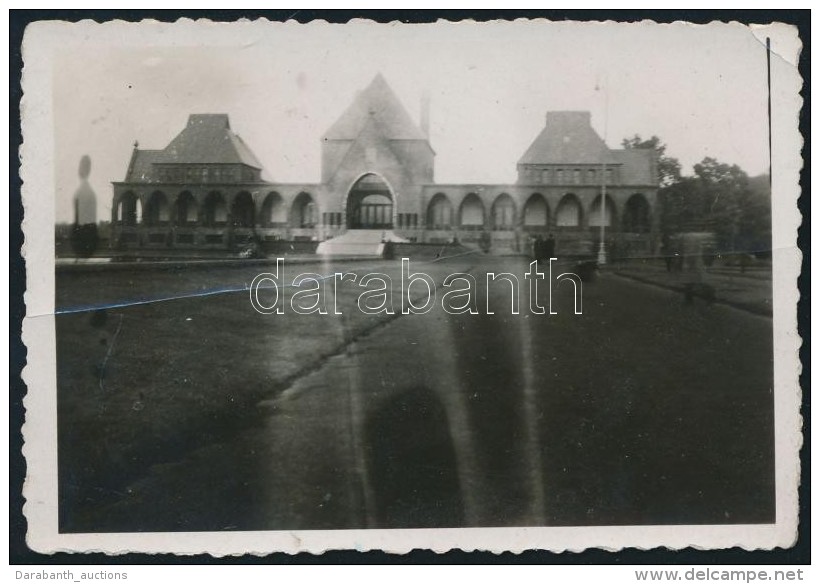 1932 Debrecen Kremat&oacute;rium 6x9 Cm - Autres & Non Classés