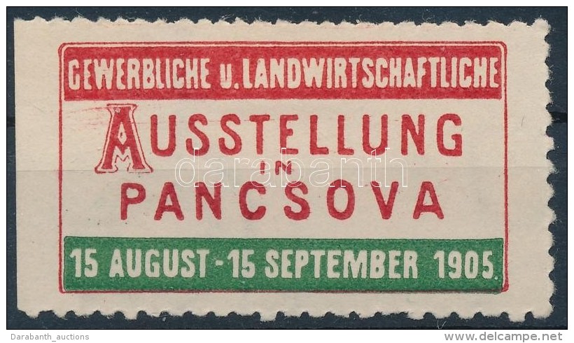 1905 Ipari &eacute;s MezÅ‘gazdas&aacute;gi Ki&aacute;ll&iacute;t&aacute;s, Pancsova Lev&eacute;lz&aacute;r&oacute; - Non Classés