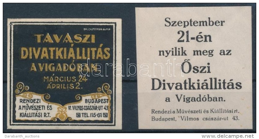 1909 Tavaszi &eacute;s Åszi Divatki&aacute;ll&iacute;t&aacute;s A Vigad&oacute;ban 1-1... - Non Classés