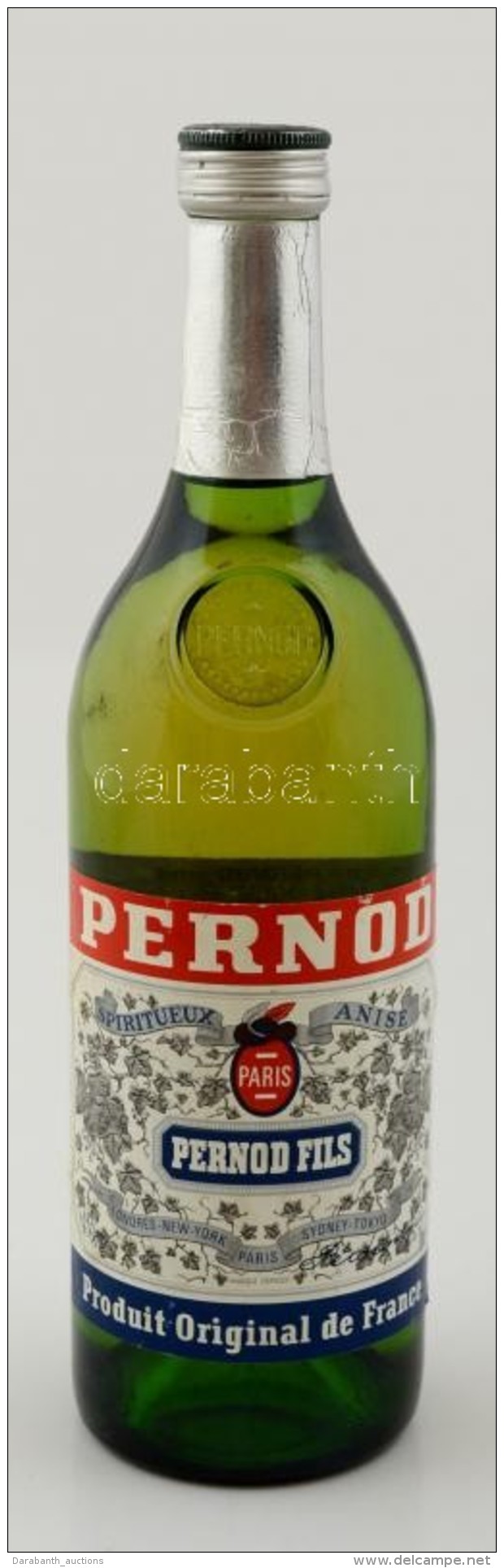 Cca 1985 Bontatlan Palack Pernod Francia &aacute;nizslikÅ‘r / Unopened Bottle Of Pernod - Autres & Non Classés