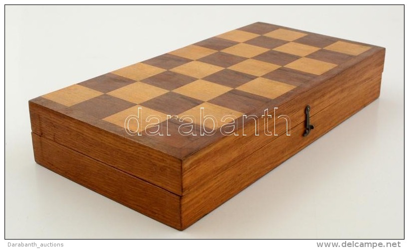 Fa Sakk K&eacute;szlet Kompletten / Set Of Wood Chess - Autres & Non Classés