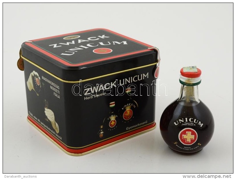 4 Db-os 0,05 L-es Zwack Unicum D&iacute;szdobozban - Autres & Non Classés