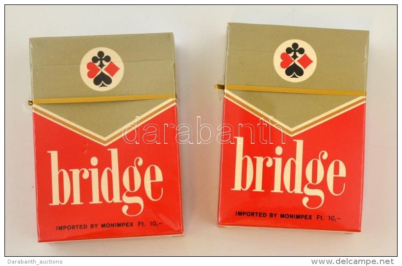 2 Db Bontatlan Csomag Bridge Cigaretta - Autres & Non Classés