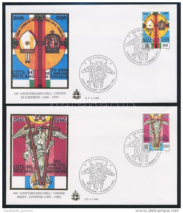 1996 Breszti Uni&oacute; Sor 2 Db FDC-n Mi 1172-1173 - Autres & Non Classés