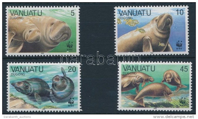 ** 1988 WWF: Dugong Sor Mi 782-785 (betapad&aacute;s / Gum Distubance) - Autres & Non Classés