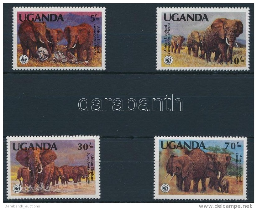 ** 1983 WWF: Afrikai Elef&aacute;nt Sor Mi 361 A-364 A - Autres & Non Classés