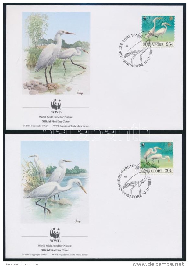 ** 1993 WWF: K&oacute;csagok Sor 4 Db FDC-n Mi 705-708 - Autres & Non Classés