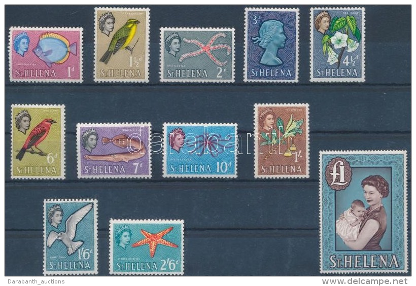 ** 1961 Forgalmi Sor 5Sh &eacute;s 10 Sh N&eacute;lk&uuml;l Mi 146-156 + 159 - Autres & Non Classés