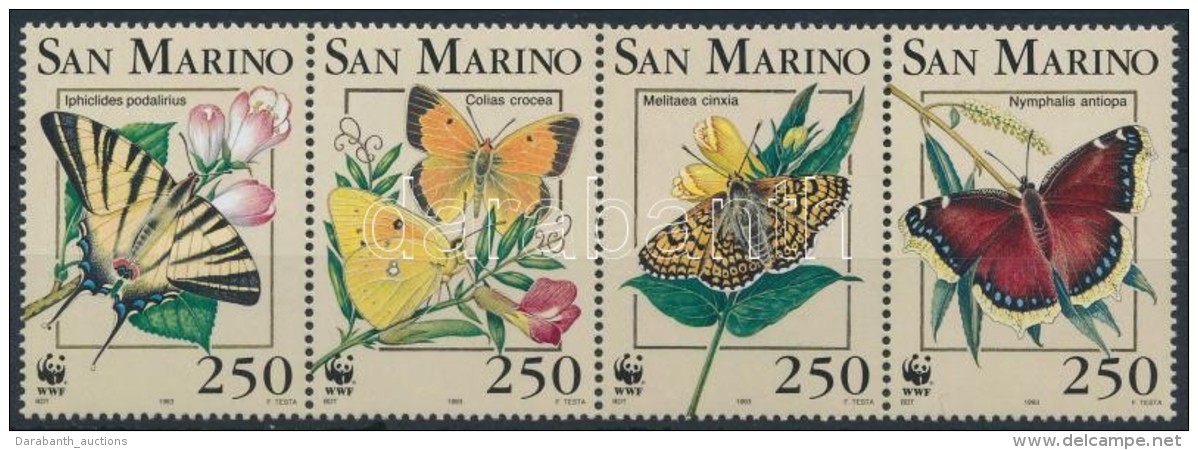 ** 1993 WWF: Pillang&oacute;k 4-es Cs&iacute;k Mi 1535-1538 + 4 Db FDC + 4 Db CM - Autres & Non Classés