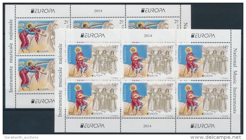 ** 2014 Europa CEPT Hangszerek Kis&iacute;vp&aacute;r Mi 6812-6813 - Autres & Non Classés