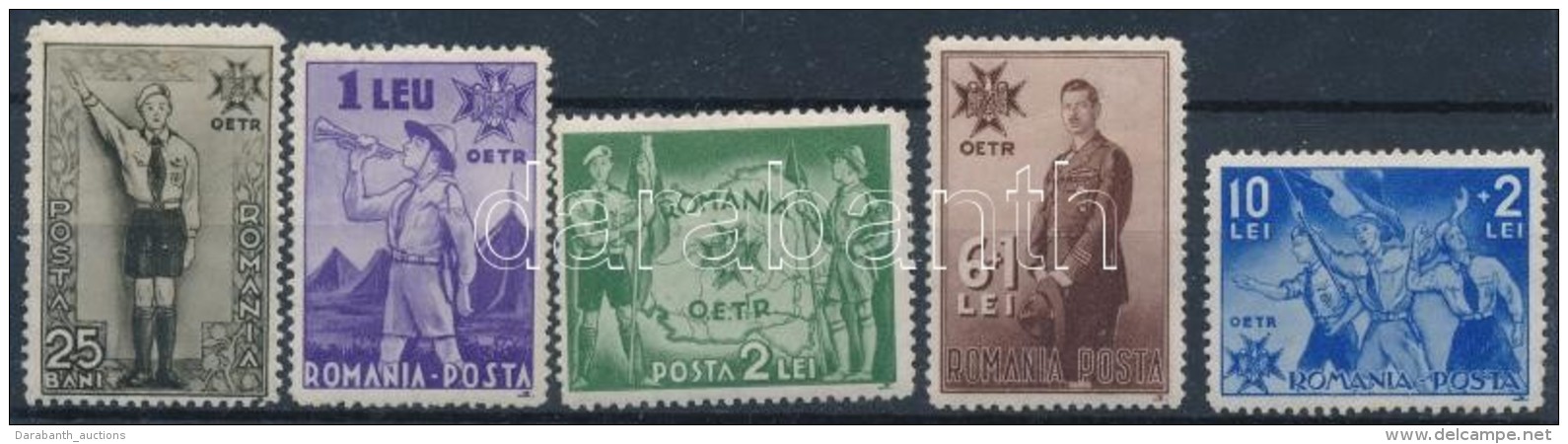 ** 1935 Cserk&eacute;sz Sor Mi 484-488 (25B Foghiba) - Autres & Non Classés