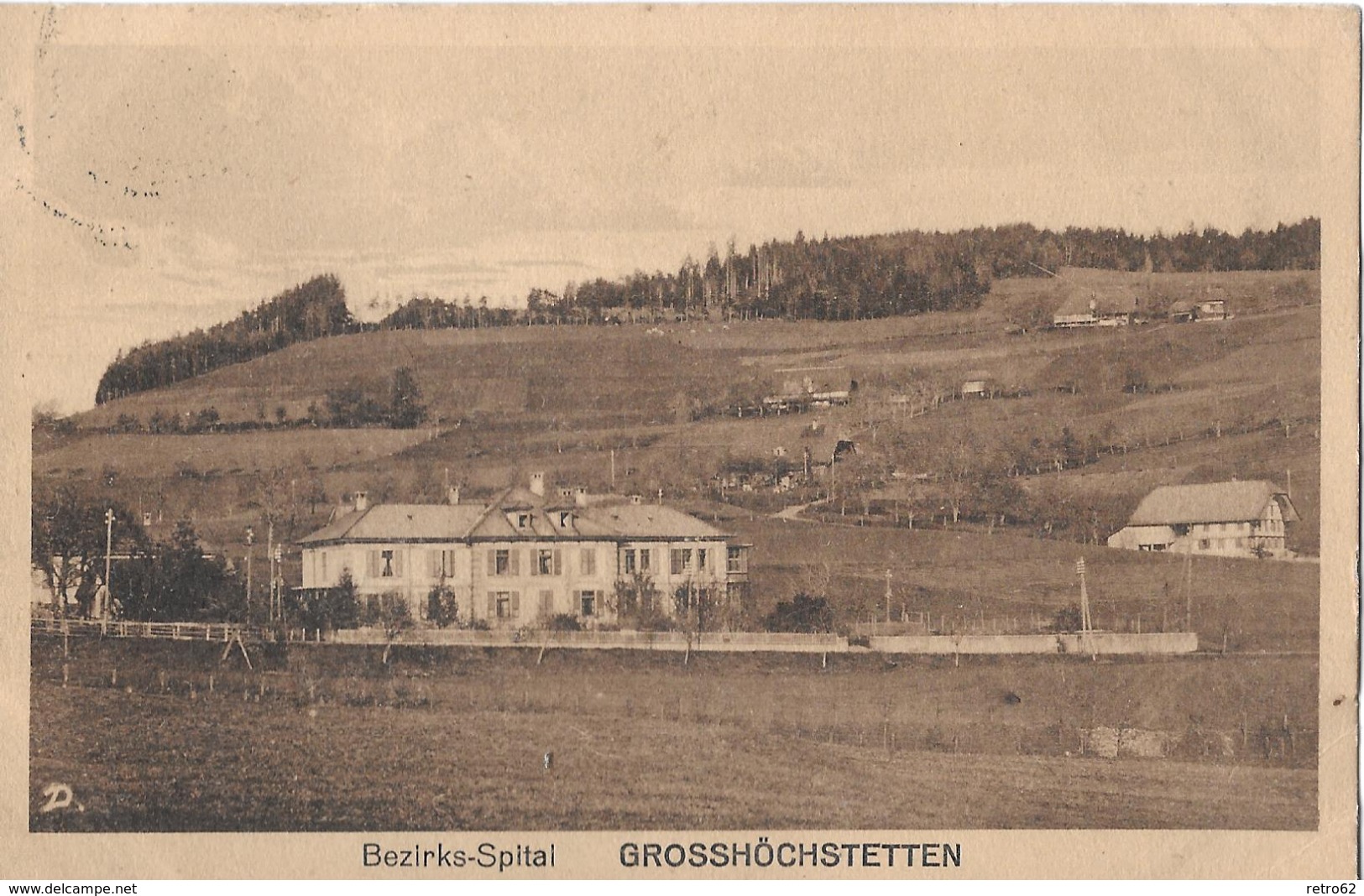 GROSSHÖCHSTETTEN &rarr; Seltene Karte Vom Bezirks-Spital Anno 1923 Abgestempelt, Geschrieben 1932 ???? - Grosshöchstetten 