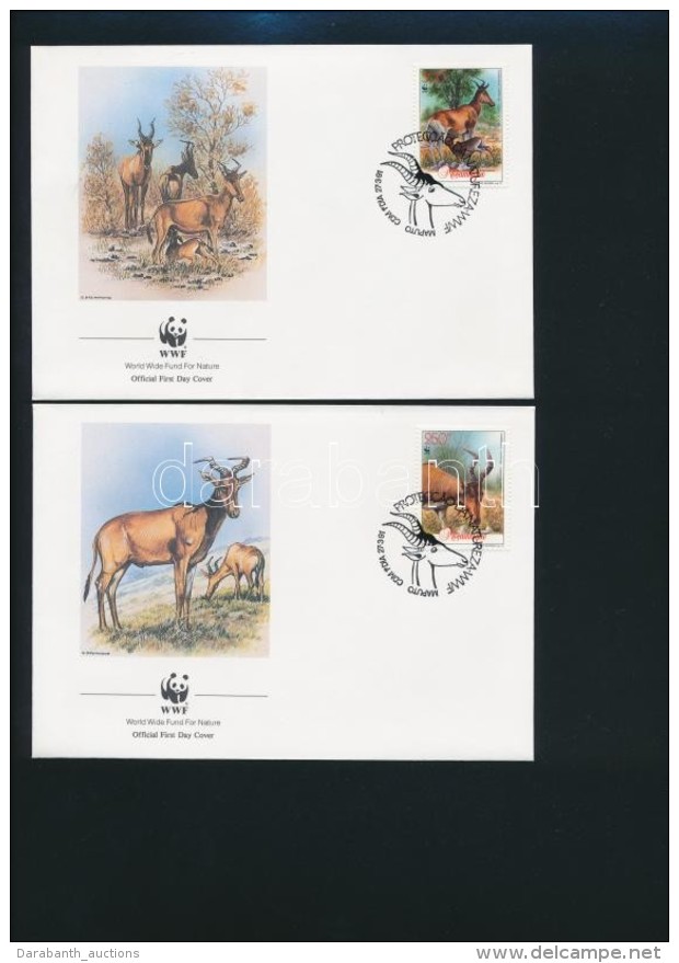 1991 WWF: Antilopok Sor 1231-1234 4 Db FDC-n - Otros & Sin Clasificación