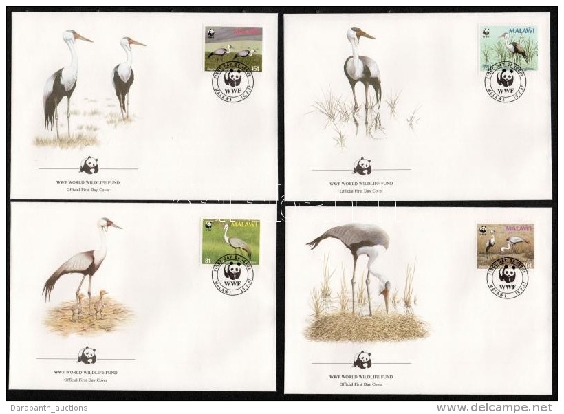 1987 WWF: Mad&aacute;r Sor Mi 477-480 X 4 FDC-n - Autres & Non Classés