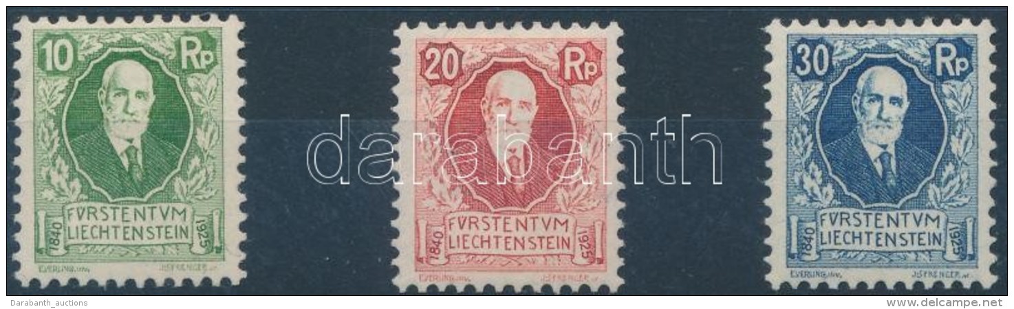 * 1925 II.Johann Herceg 85. Sz&uuml;let&eacute;snapja Sor Mi 72-74 (Mi EUR 70,-) - Autres & Non Classés