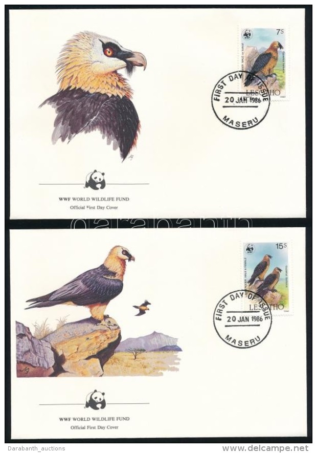 1986 WWF: SaskeselyÅ± Sor Mi 556-559 4 Db FDC-n - Andere & Zonder Classificatie