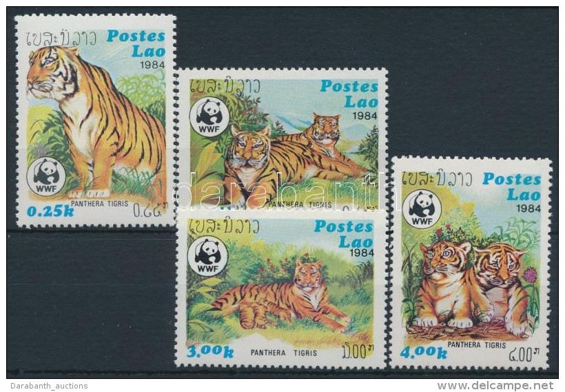 ** 1984 WWF: Tigris Sor Mi 706-709 - Autres & Non Classés