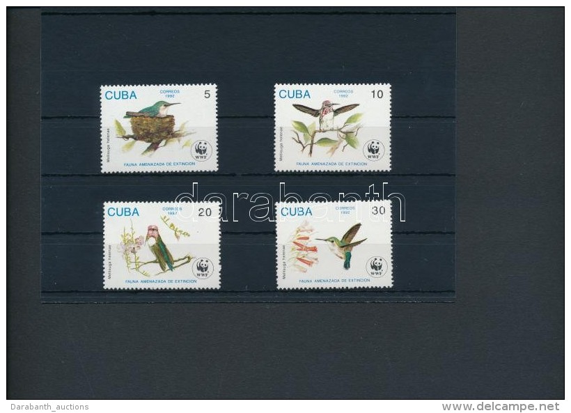 ** 1992 WWF: Kolibri Sor + 4 FDC + 4 CM Mi 3589-3592 - Autres & Non Classés